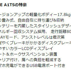 AiDDE社の検査合格書と保証書と販売証明書付き電動アシスト折り畳み自転車AiDDE A1TSを買い取り条件で売ります。
