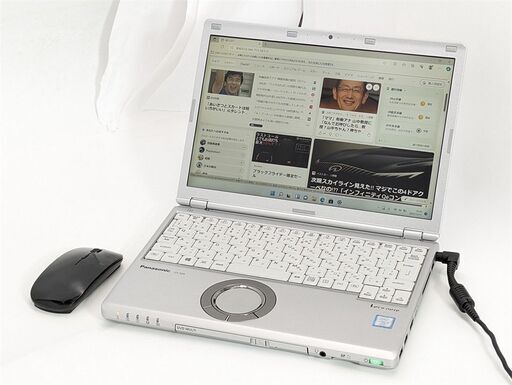送料無料 新品マウス付き 高速SSD256 中古ノートパソコン Windows11 Office Panasonic CF-SZ6RDQVS 第7世代i5 8GB DVDRW 無線 Bluetooth