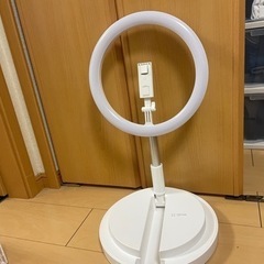 【新品】LEDリングライト折りたたみスタンド