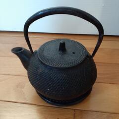 南部鉄器　岩鋳(いわちゅう)　茶瓶小と釜敷