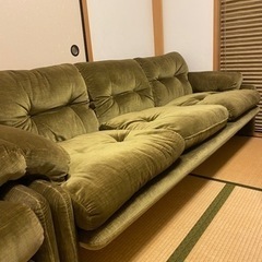 応接室用ソファーセット(3人用×1、1人用×2)  輸入家具