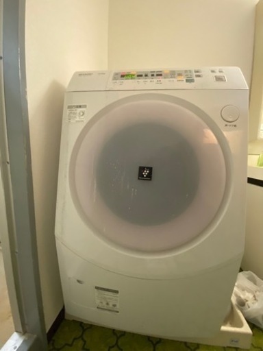 人気特価激安 SHARP ドラム式洗濯機　ES-V520-PL 洗濯機