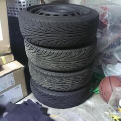 15インチ 5.5J +35 オフセット35 4本セット スポーツタイヤ ホイール 