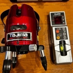 タジTAJIMA KJY レーダー　墨出し　エレベーター三脚セット　美品