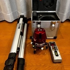 タジTAJIMA KJY レーダー　墨出し　エレベーター三脚セット　美品