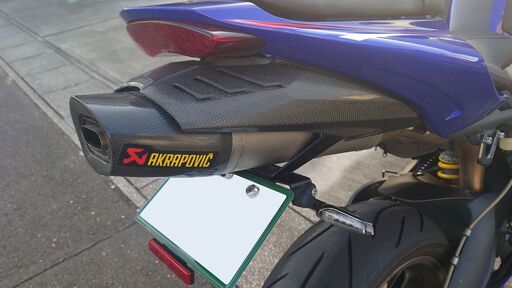 09 デイトナ675 アップマフラー後期 カスタム車両 屋内保管