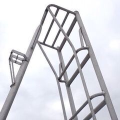 ピカコーポレーション 園芸 アルミ三脚 300㎝ 3m 足掛け付 脚立 剪定