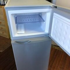 福岡市内配送設置無料 シャープ SHARP SJ-H12W-S [直冷式冷蔵庫 （118L・右開き） 2ドア シルバー系