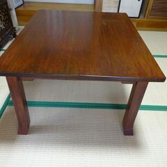 049-木製の古いテーブル(たぶん天然無垢材))