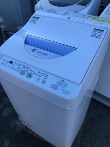 福岡市内配送設置無料　シャープ SHARP ES-TG55L-A [たて型洗濯乾燥機（5.5kg） ブルー系]