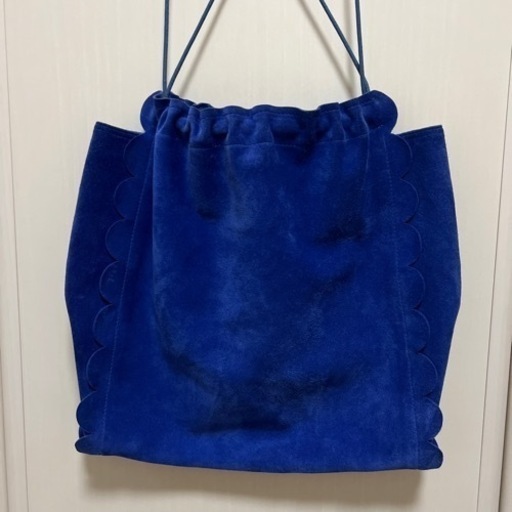 バッグ  ラドロー スエード スカラップ巾着 (中古品)