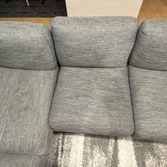 ニトリ　コーナーソファーセット(CA10 DR-GY)＋スツールセット　超美品⭐︎