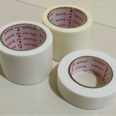 【未使用品】カビ汚れ防止マスキングテープ 白 計3個
