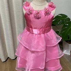 【未使用】ドレス（ピンク）100サイズ