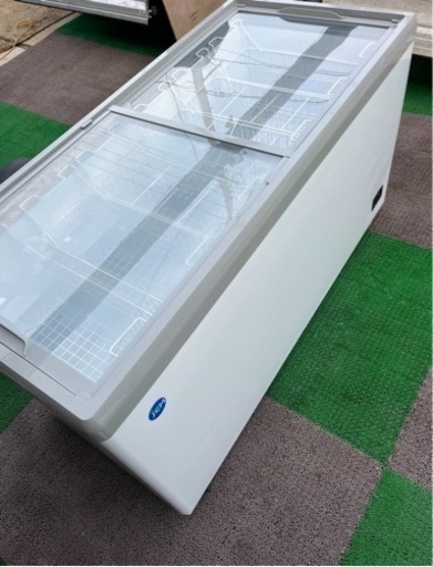 【ahaha recycle】JCMCS‐373FL 冷凍ショーケース　フラット扉　LED付