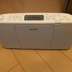 【ネット決済・配送可】SONY CDラジオ　ZS-E20CP