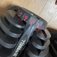 筋トレ　ダンベル　可変式　最大40kg×2個　可変式ベンチ