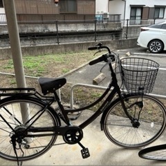 あさひ　サブクルー　自転車　26サイズ　6段ギア付き　茶色