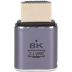 HDMI カプラー、HDMI オス - メス 48Gbps UH...