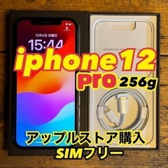 【めっちゃ綺麗】iPhone 12 pro 256 GB SIMフリー