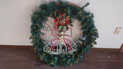 ☆大型クリスマスリース オリジナル製作品