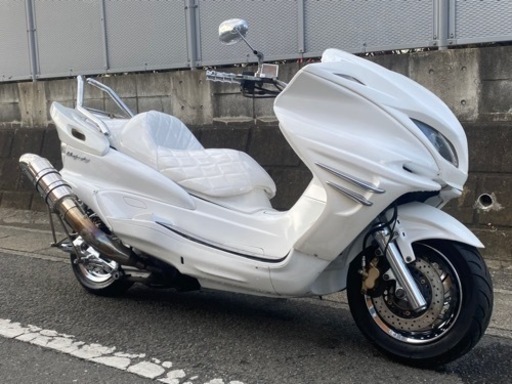 YAMAHA・マジェスティ　・オールホワイト・カスタム多数・全国陸送可能〜