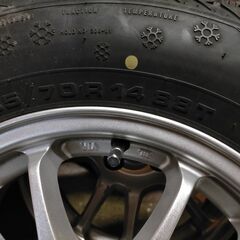雪に備えて スタッドレスタイヤ＆アルミホイール　アクアなどに適合  値下
