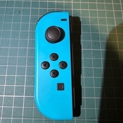 ニンテンドースイッチ　ジョイコン　ネオンブルー