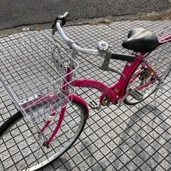 【27インチ自転車】6段変速付　前後タイヤ、チェーン、前カゴ、鍵新品❗️スペアキーあり　柔らかサドル使用❗️若林自転車　浜大津店　SALE中❗️