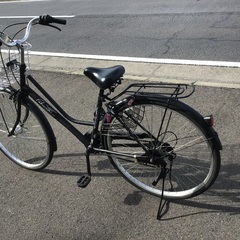 27インチ黒中古自転車修理済み 黒27インチ整備済中古自転車