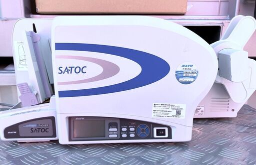 SATO サトー バーコード・タグ・ラベルプリンター ST308R + スタッカー STS302