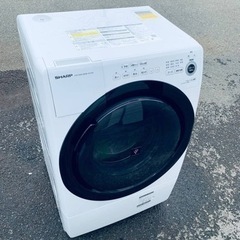 ET2295番⭐️ 7.0kg⭐️ SHARPドラム式電気洗濯乾...