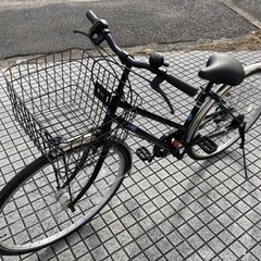 【27インチ自転車】外装6段変速付　LEDオートライト仕様　前後タイヤ、チェーン新品❗️若林自転車　浜大津店　SALE中❗️