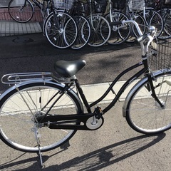 黒27インチ中古自転車整備済