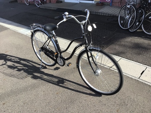黒27インチ中古自転車整備済