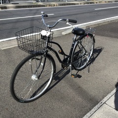 黒27インチ中古自転車整備済