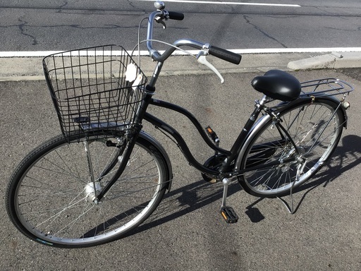 27インチ中古自転車整備済み自転車店 黒27インチ中古自転車整備済
