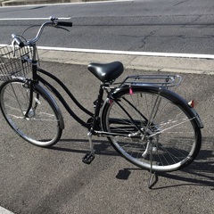 黒27インチ中古自転車整備済