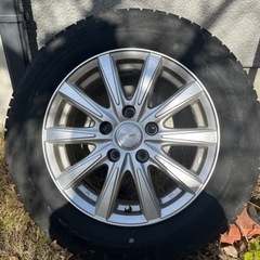 スタッドレスタイヤ 195/65R15 910 BRIDGESTONE 4本セット ホイル付き