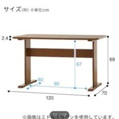 ダイニングテーブル ニトリ