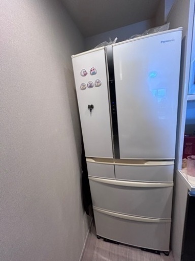 2014年製　6ドア冷蔵庫　パナソニック NR-F478TM-W [ハーモニーホワイト]