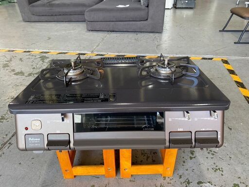 お値下げ中‼大阪⭐️エコマックス♻️「S14」美品 パロマ都市ガス用ガスコンロ IC-S87BM-1R 右強火力 2022年式【大阪市プレミアム付商品券利用可能！】