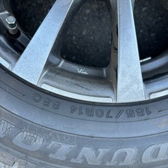 スタッドレスタイヤ　ホイール付き　185/70 R14 ダンロップ ウィンターマックス