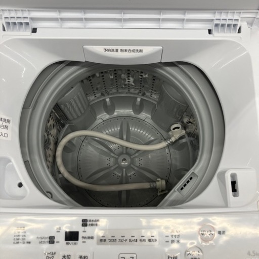 TOSHIBA 4.5キロ　全自動洗濯機　【12-186】
