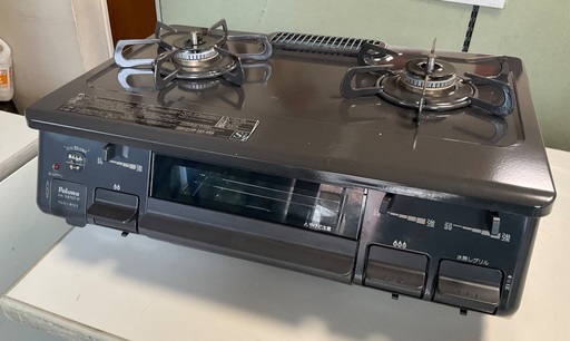 【RKG-10】特価！パロマ/ガステーブル/NK-S87GT-R/都市ガス/中古品/2019年3月製