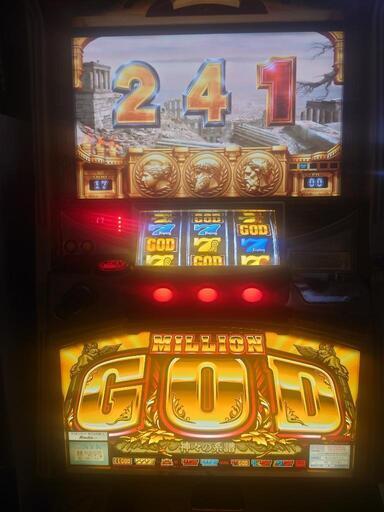 スロット実機  MILLION GOD 神々の系譜