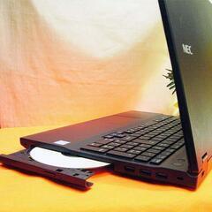 NEC》15.6インチ大画面ノートPC☆テンキー付き☆製造番号：6Y000411A