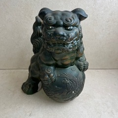 d1216503 狛犬 シーサー 龍 玉乗り獅子 玉獅子 陶器 ...
