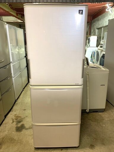 【美品】SHARP 3ドア冷蔵庫 350L 2016年製 SJ-PW35C-C 美品】SHARP 3ドア冷蔵庫 350L 2016年製 SJ-PW35C-C