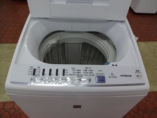 ID 377455　洗濯機7K　日立　２０１８年　NW-Z70E5